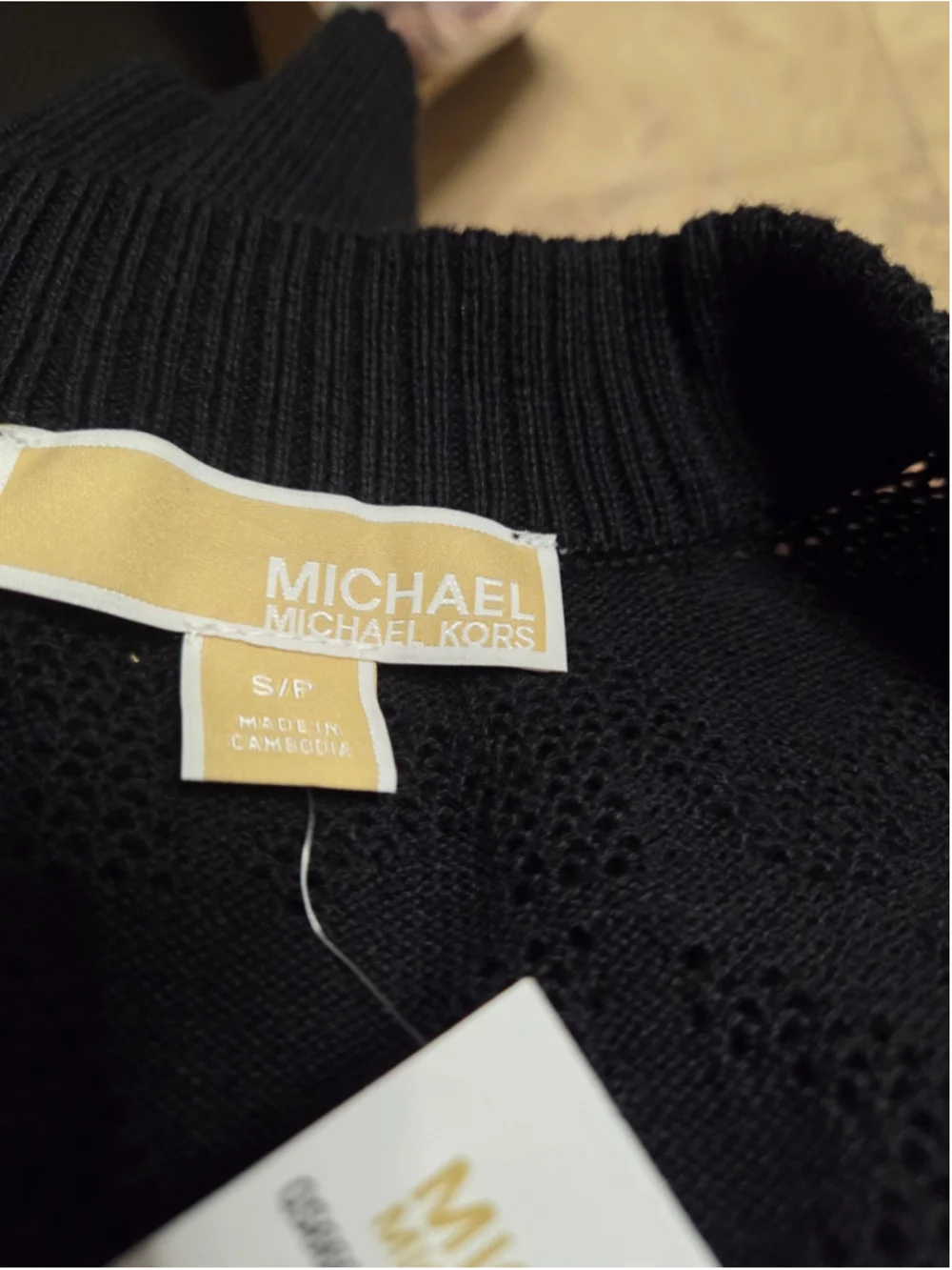 Women's Michael Kors Black Cardigan Sweater Size S